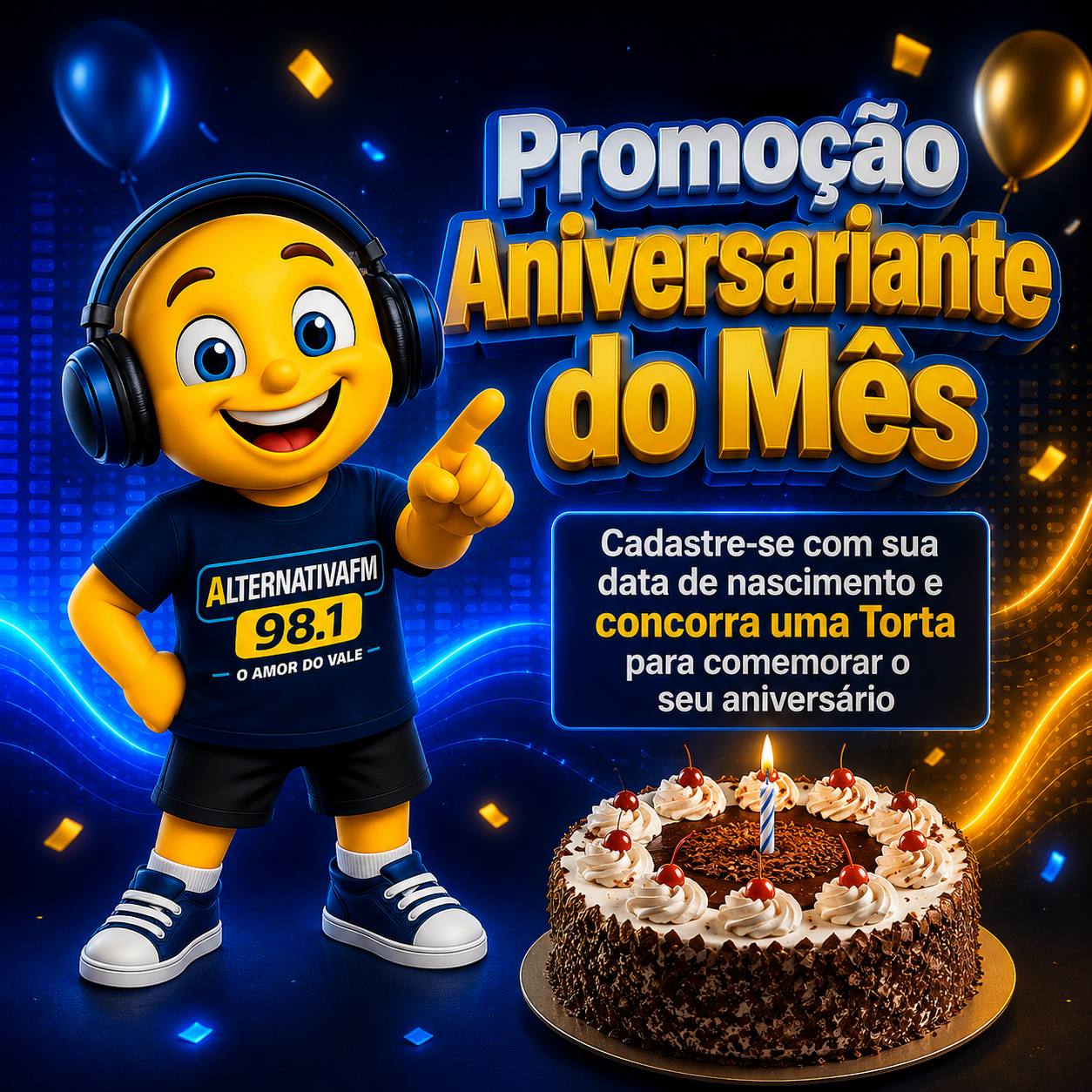 Aniversariante do mês
